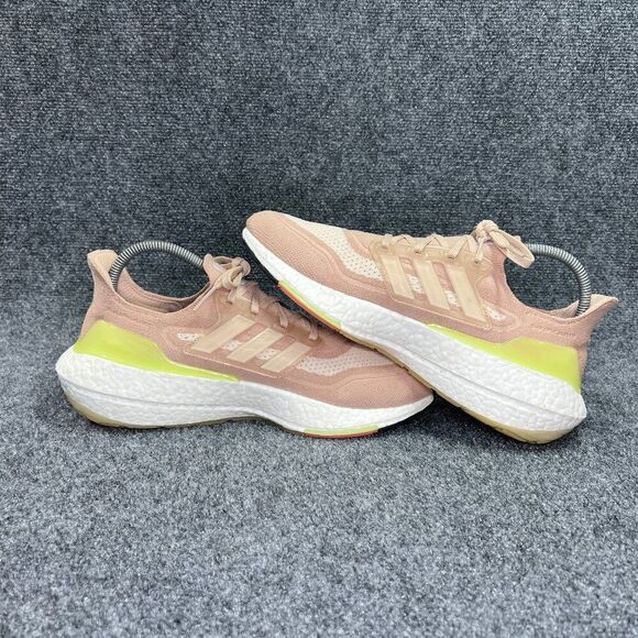 Adidas Ultraboost 21 Running Shoes Women's Size 11 Ash Pearl Halo Ivory Sneakers - Picture 7 of 11